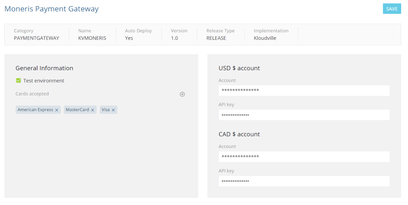 Settings Menu